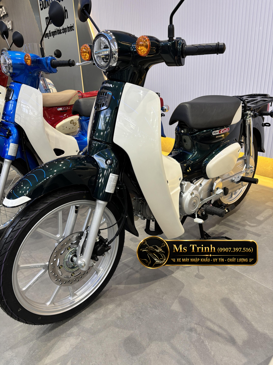 Honda Super Cub 110 ABS Nhập Nhật màu xanh nhớt